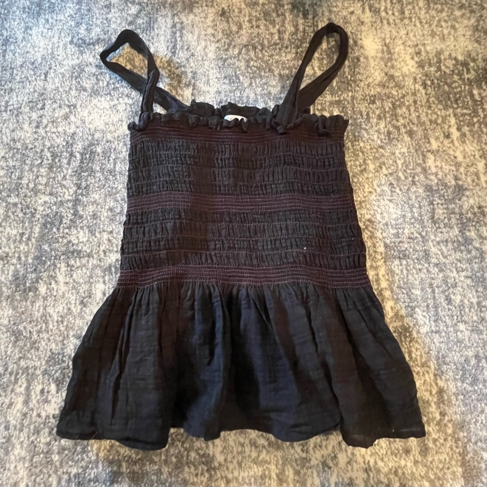 Red and Black Dressy Top